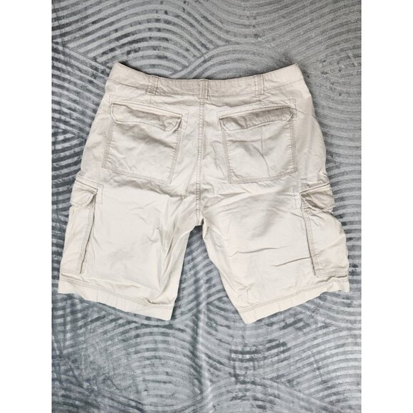 B.C. Clothing Original Cargo Shorts Men's Size 36 Cream/Beige Outdoors Hiking - Picture 7 of 13